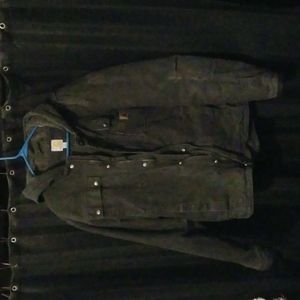 Carhartt black sherpa lined jacket